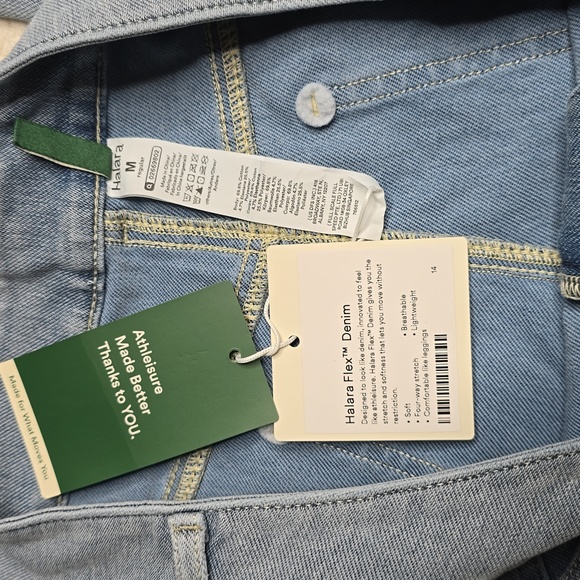 3040 NWT Halara Flex Asymmetric Low Rise Zipper Pockets Baggy Wide Leg Medium - Picture 5 of 8